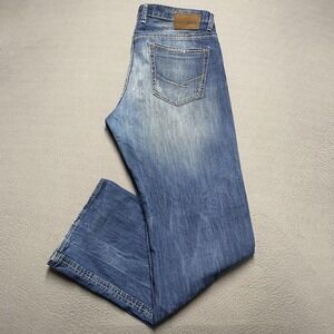 BKE Men's Slim Straight Jeans - Blue